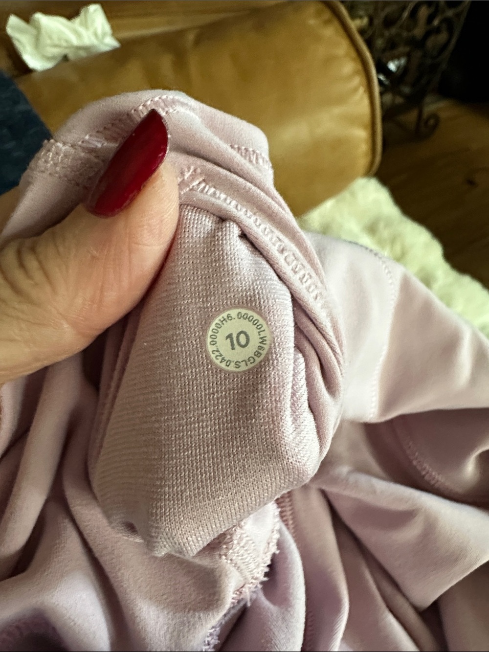 lululemon athletica Dusty Pink Cropped High-Rise Leggings - Picture 4 of 4